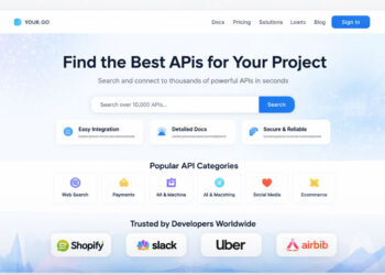 Best API Search Company’s Homepage