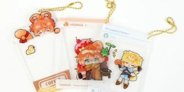 Vograce Transparent Cards Charms Custom Printing