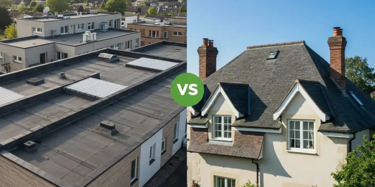 Flat Roofing vs Sloped Roofing
