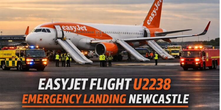 EasyJet Flight u2238 Emergency Landing Newcastle