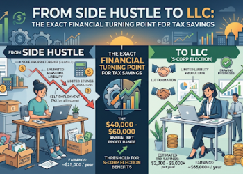 From Side Hustle to LLC: The Exact Financial Turning Point for Tax Savings