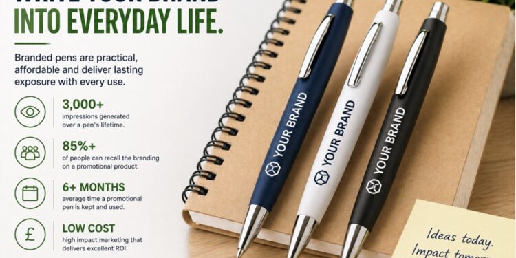 Write Your Brand Into Everyday Life: Why Branded Pens Still Lead the Way