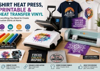 Complete Guide to Shirt Heat Press and Heat Transfer Vinyl for Custom Printing Business