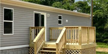 How To Enhance Your Outdoor Area With An Easy and Budget-friendly Deck Kit For Mobile Homes!