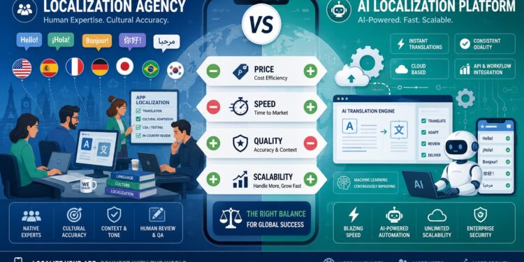 How to Choose Between an Agency and a Platform for Mobile App Localization