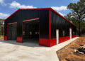 Red Iron Steel Buildings