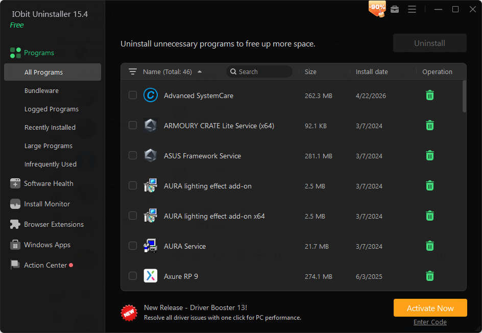 IObit Uninstaller