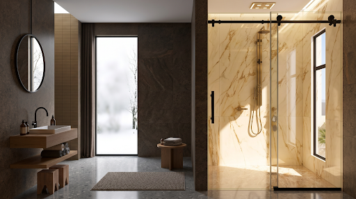 Cramped Bathroom