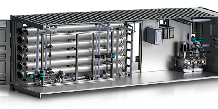 QILEE Containerized Water Treatment System with integrated treatment equipment