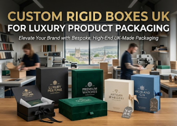 Custom Rigid Boxes UK for Luxury Product Packaging